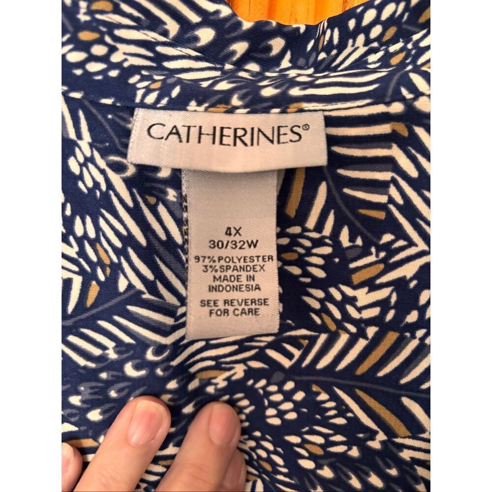 Catherines Button Front Blouse - Picture 8 of 8